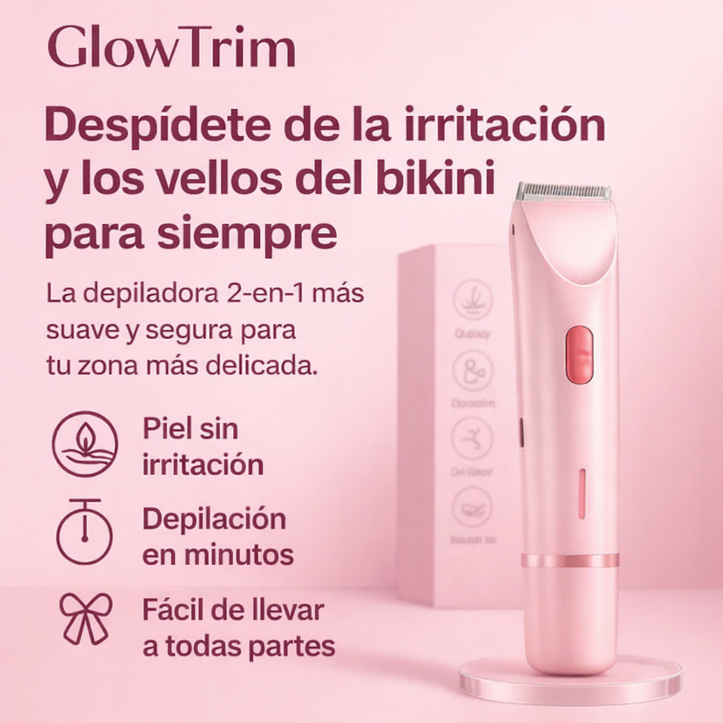 GlowTrim – Recortador de bikini y cuerpo 2 en 1