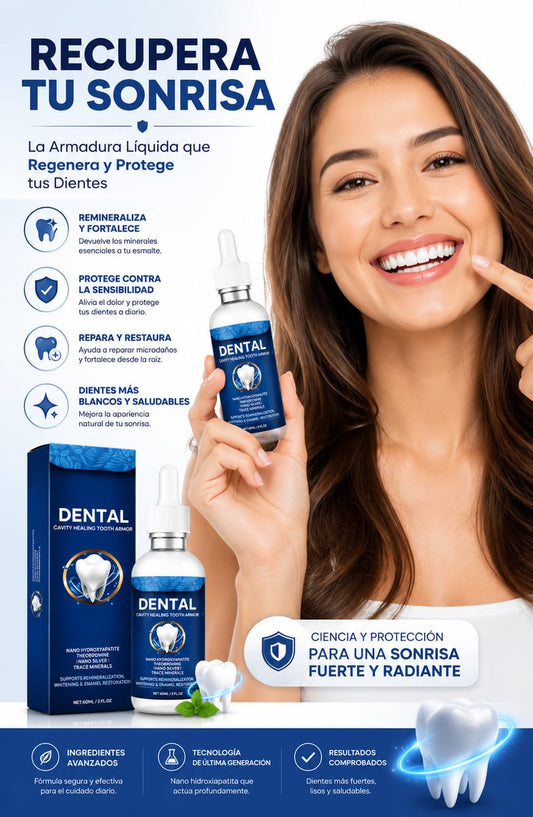 Dental | Combate Caries y Recupera el Blanco Natural de tus Dientes