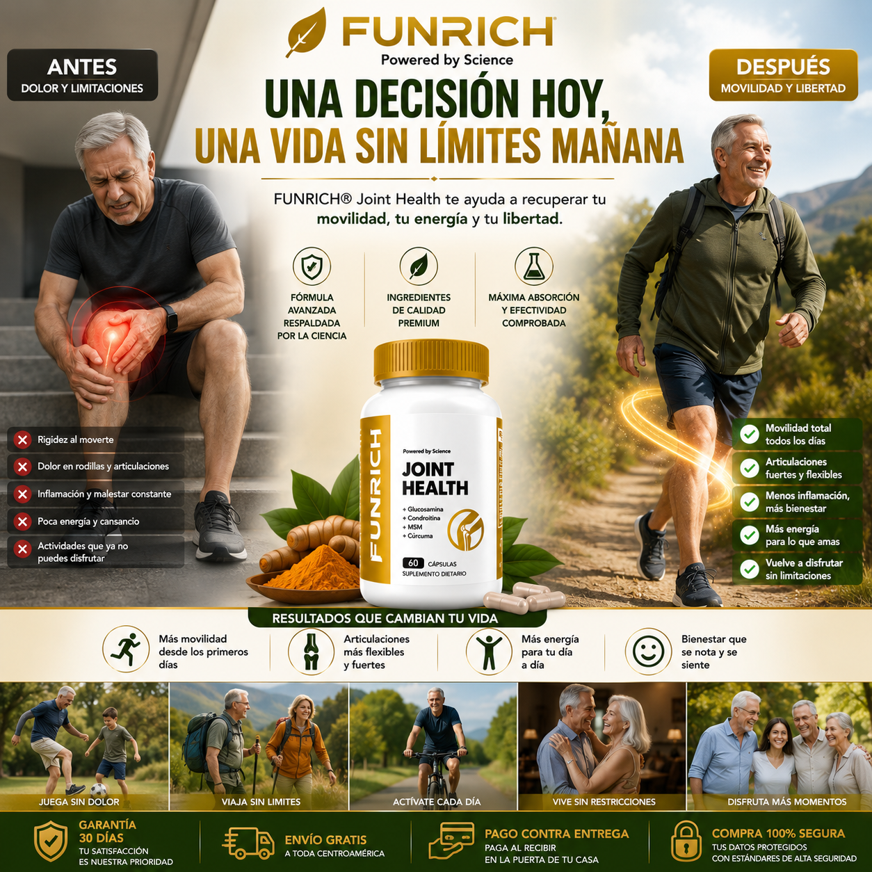FUNRICH™ JOINT HEALTH - ALIVIO DEL DOLOR DE FORMA DEFINITIVA