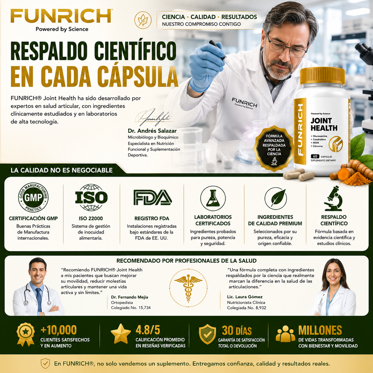 FUNRICH™ JOINT HEALTH - ALIVIO DEL DOLOR DE FORMA DEFINITIVA