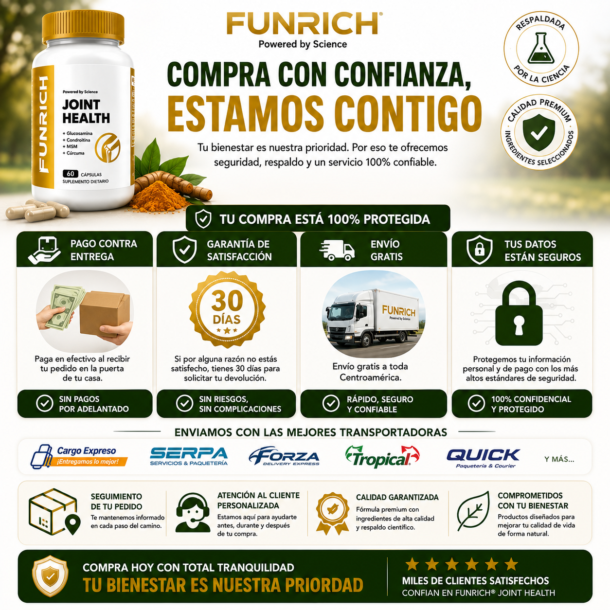 FUNRICH™ JOINT HEALTH - ALIVIO DEL DOLOR DE FORMA DEFINITIVA