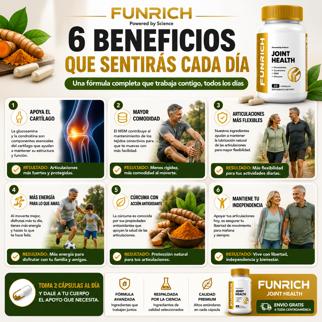 FUNRICH™ JOINT HEALTH - ALIVIO DEL DOLOR DE FORMA DEFINITIVA