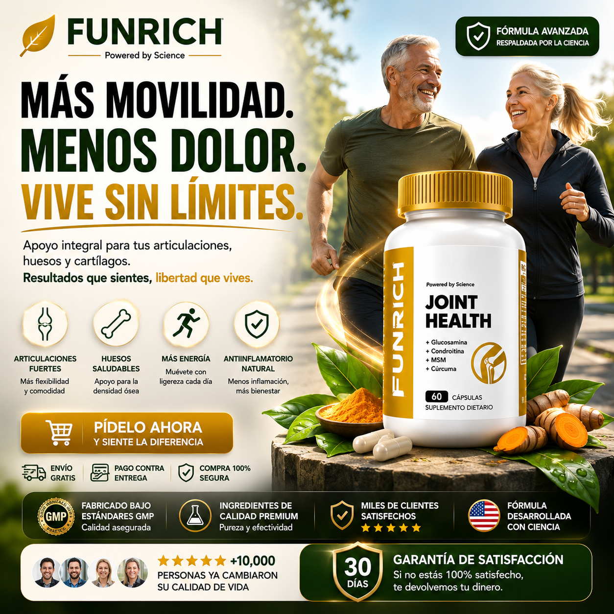 FUNRICH™ JOINT HEALTH - ALIVIO DEL DOLOR DE FORMA DEFINITIVA