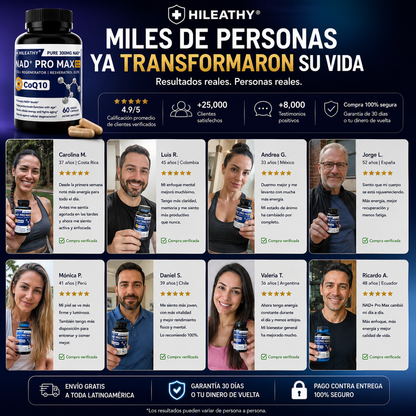 NAD+ PRO MAX | Ciencia Para Sentirte Más Joven