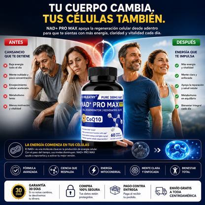 NAD+ PRO MAX | Ciencia Para Sentirte Más Joven