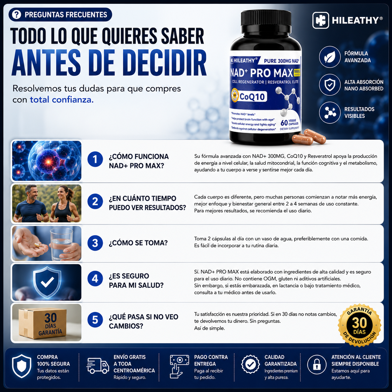 NAD+ PRO MAX | Ciencia Para Sentirte Más Joven
