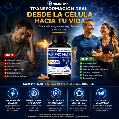 NAD+ PRO MAX | Ciencia Para Sentirte Más Joven