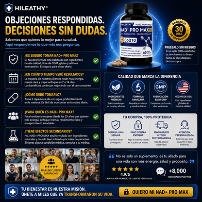 NAD+ PRO MAX | Ciencia Para Sentirte Más Joven