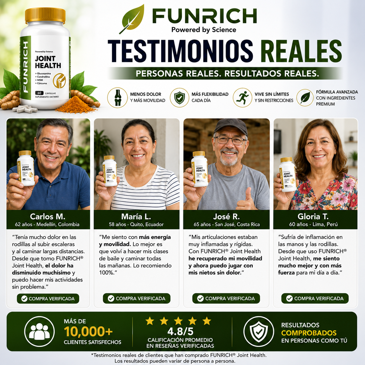 FUNRICH™ JOINT HEALTH - ALIVIO DEL DOLOR DE FORMA DEFINITIVA